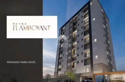 Apartamento à venda em campinas, jardim flamboyant, com 2 quartos, com 45.63 m², petra flamboyant