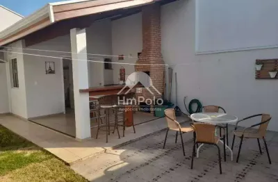 Casa à venda em paulínia, cascata, com 3 quartos, com 180 m², residencial campos do conde i