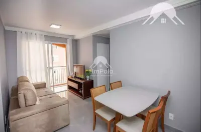 Apartamento à venda em campinas, vila satúrnia, com 3 quartos, com 60 m²