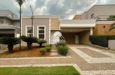 Casa à venda em paulínia, boa esperança, com 3 suítes, com 240.29 m², condomínio metropolitan park