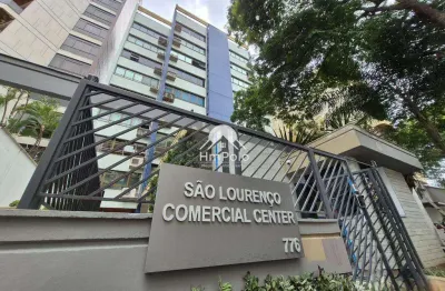 Sala para alugar em campinas, cambuí, com 57 m², são lourenço comercial center