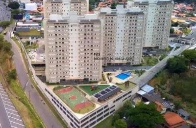 Apartamento à venda em valinhos-sp, na chácara das nações, com 2 quartos, 2 salas e 49,00 m² de área!