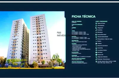 Apartamento à venda em Valinhos-SP, Jardim Lago! 2 quartos, 2 salas, 1 banheiro, 1 vaga, 51m² de área. Imperdível!