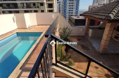 Cobertura com 4 dormitórios, 262 m² - venda por r$ 2.500.000,00 ou aluguel por r$ 10.000,00/mês - jardim aquarius - são josé dos campos/sp