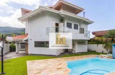 Sobrado com 4 dormitórios à venda, 350 m² por r$ 6.900.000,00 - tabatinga - caraguatatuba/sp