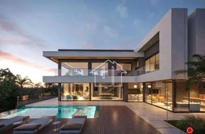 Casa com 5 dormitórios à venda, 600 m² por r$ 7.500.000,00 - reserva do paratehy - são josé dos campos/sp