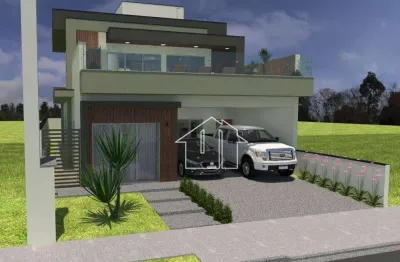 Casa com 4 dormitórios à venda, 202 m² por r$ 1.350.000,00 - malibu - caçapava/sp