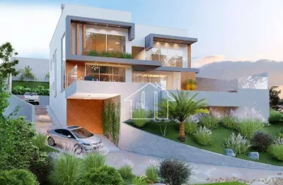 Casa com 4 dormitórios à venda, 446 m² por r$ 6.000.000,00 - urbanova - são josé dos campos/sp