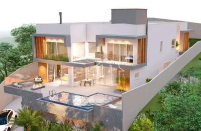 Casa com 4 dormitórios à venda, 446 m² por r$ 6.000.000,00 - condomínio reserva do paratehy - são josé dos campos/sp