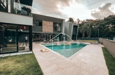Casa com 5 dormitórios à venda, 700 m² por r$ 12.690.000,00 - condomínio chácara serimbura - são josé dos campos/sp