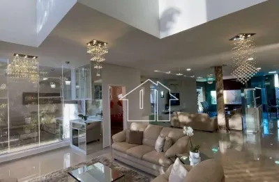 Casa com 4 dormitórios à venda, 450 m² por r$ 6.900.000,00 - condomínio reserva do paratehy - são josé dos campos/sp