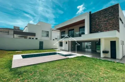 Casa com 4 dormitórios à venda, 437 m² por r$ 4.950.000,00 - condomínio reserva do paratehy - são josé dos campos/sp