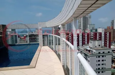 Apartamento de praia para venda em praia grande, canto do forte, 2 dormitórios, 1 suíte, 1 banheiro, 1 vaga
