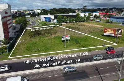 Terreno à venda na rodovia br-376, 1025, águas belas, são josé dos pinhais, 5920 m2 por r$ 11.000.000
