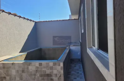 Oportunidade única! casa à venda em itanhaém-sp, bairro cibratel 2, com 2 quartos, 1 sala, 1 banheiro, 1 vaga de garagem.