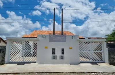 Imperdível: casa à venda em itanhaém-sp, jardim grandesp! 2 quartos, 1 suíte, 2 vagas, 62m². venha conferir!