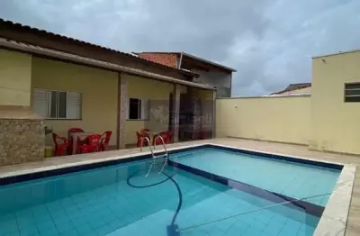 Casa com 3 quartos à venda no balneário tupy, itanhaém  por r$ 449.000