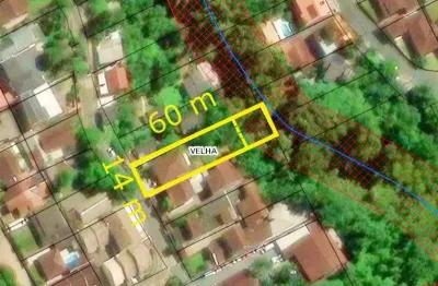 Terreno 865m2 - velha - transversal rua dos caçadores