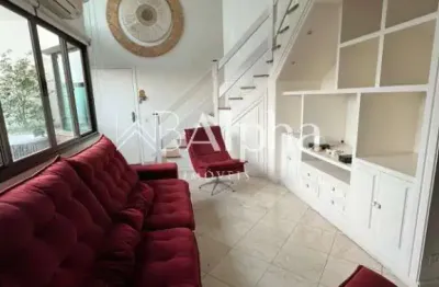 Cobertura mobiliada para locação no condomínio américa 2 em alphaville - sp