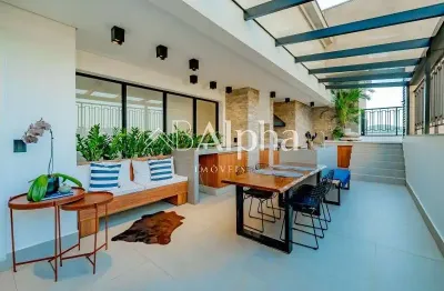 Cobertura duplex para venda no condomínio alpha park em alphaville - barueri - sp