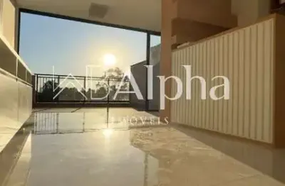 Apartamento garden semi mobiliado a venda no condomínio aruanã 601 no tamboré - sp