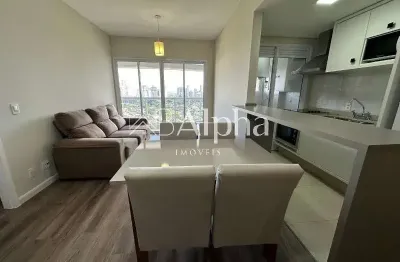 Apartamento mobiliado para locação no condomínio novare em alphaville - sp