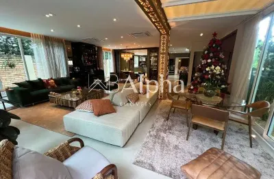 Casa totalmente  mobiliada a venda no residencial alpha plus em barueri - sp