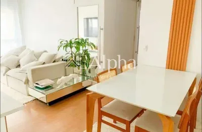 Apartamento mobiliado para locação e venda no condomínio choice em alphaville - sp