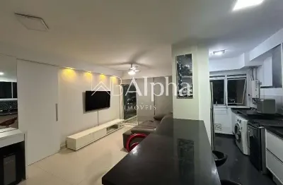 Apartamento à venda em barueri-sp, sítio tamboré alphaville: 1 quarto, 1 sala, 1 banheiro, 1 vaga, 50m² de área.