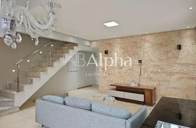 Apartamento semi mobiliado para locação no condomínio alpha park em alphaville - sp
