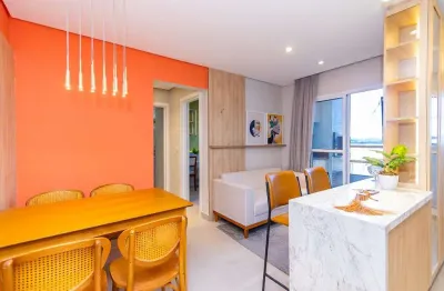 Apartamento à venda em curitiba, portão, com 2 quartos, com 60.34 m², sun tower