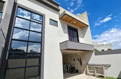 Sobrado à venda em curitiba, capão raso, com 3 quartos, com 134.62 m²