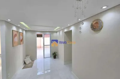 Apartamento com 2 dormitórios, 90 m² - venda por r$ 435.000,00 ou aluguel por r$ 3.120,00/mês - vila carmosina - são paulo/sp