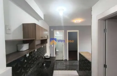 Apartamento com 2 quartos para alugar, 39 m² por r$ 1.550/mês - vila carmosina - são paulo/sp