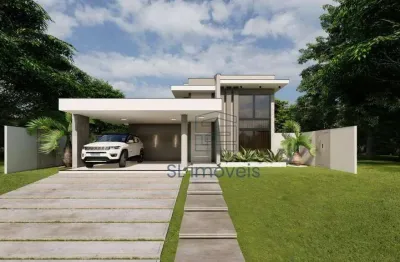 Sl imóveis apresenta com exclusividade: casa moderna e sofisticada no condomínio viverde 1 – 180m² de puro design e conforto
