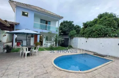 Casa com piscina, 4 dormitórios à venda,  jardim bela vista - rio das ostras/rj