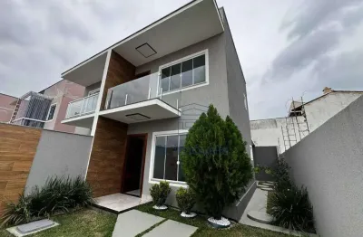 Casa com 2 dormitórios à venda, 88 m² por r$ 420.000,00 - mariléa chácara - rio das ostras/rj