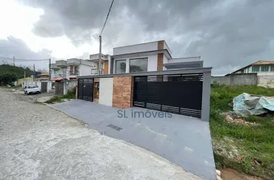 Casa linear com 3 quartos à venda no bairro residencial rio das ostras, rio das ostras