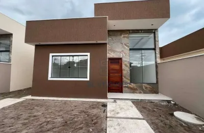 Casa linear com 3 quartos à venda no bairro enseada, rio das ostras