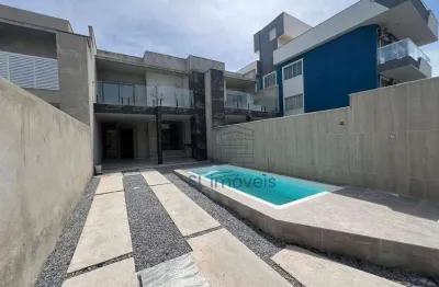 Casa duplex com 3 suítes e piscina à venda no recreio, rio das ostras