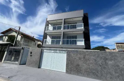 Apartamento com varanda e 2 quartos à venda no jardim mariléa, rio das ostras