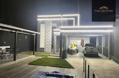 Casa com 3 dormitórios à venda, 180 m² por r$ 780.000 - floresta encantada - esmeraldas/mg