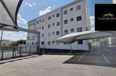 Apartamento com 2 dormitórios à venda, 48 m² por r$ 165.000 - cerejeira (justinópolis) - ribeirão das neves/mg