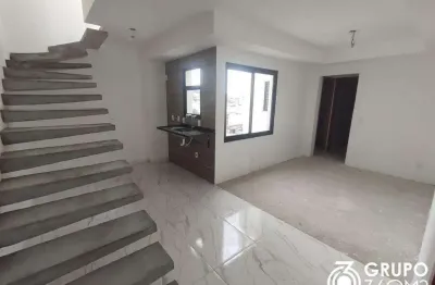 Cobertura para venda em santo andré, parque oratório, 2 dormitórios, 1 suíte, 3 banheiros, 1 vaga