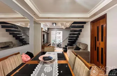 Cobertura para Venda em Santo André, Vila São Pedro, 3 dormitórios, 1 suíte, 3 banheiros, 2 vagas