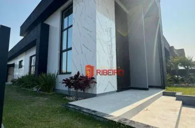 Casa alto padrão com piscina, 3 dormitórios à venda, 166 m² por r$ 980.000 - coloninha - araranguá/sc