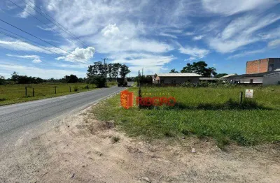 Terreno de esquina à venda, 209 m² por r$ 100.000 - lagoão - araranguá/sc