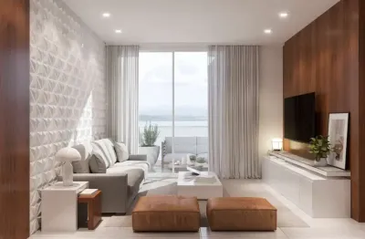 Apartamento com 2 quartos à venda na patrocínio manoel dos santos, 2, ganchos do meio, governador celso ramos por r$ 799.000