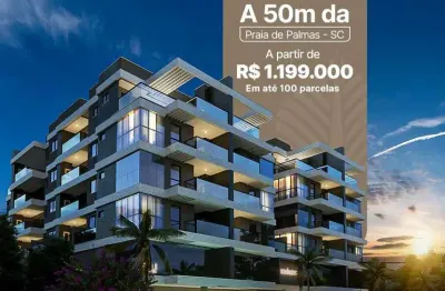 Apartamento com 2 quartos à venda na rua dos antúrios, 45, praia de palmas, governador celso ramos por r$ 1.199.000