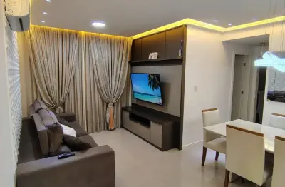 Apartamento mobiliado e decorado no residencial santos dumont – barreiros, são josé
